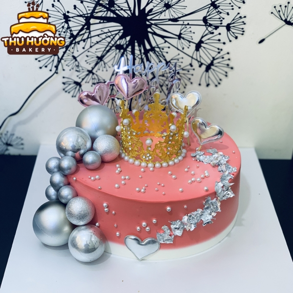 Bánh sinh nhật cho bé gái dể thương công chúa đơn giản - Tiệm bánh sinh nhật  Wgicake